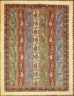 Abstract Red Brown Modern Rug, abs541