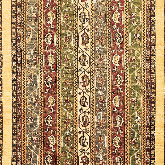 Machine Washable Abstract Brown Modern Rug, wshabs541brn