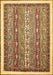 Abstract Brown Modern Rug, abs541brn