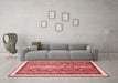 Modern Red Washable Rugs