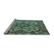 Sideview of Machine Washable Abstract Light Blue Modern Rug, wshabs5420lblu