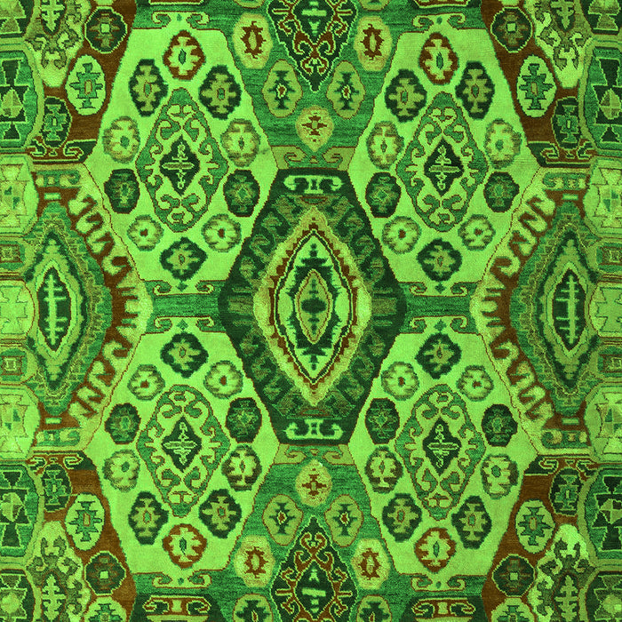 Abstract Green Modern Rug, abs5420grn
