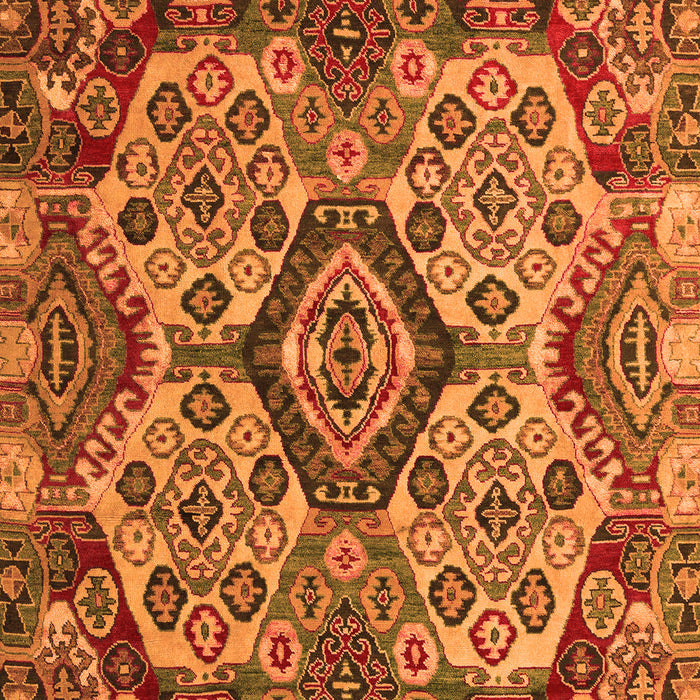 Abstract Orange Modern Rug, abs5420org