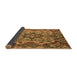 Sideview of Abstract Brown Modern Rug, abs5420brn