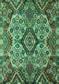 Abstract Turquoise Modern Rug, abs5420turq