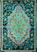 Medallion Light Blue French Rug, abs5421lblu