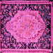 Square Medallion Pink French Rug, abs5421pnk