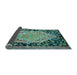 Sideview of Medallion Light Blue French Rug, abs5421lblu