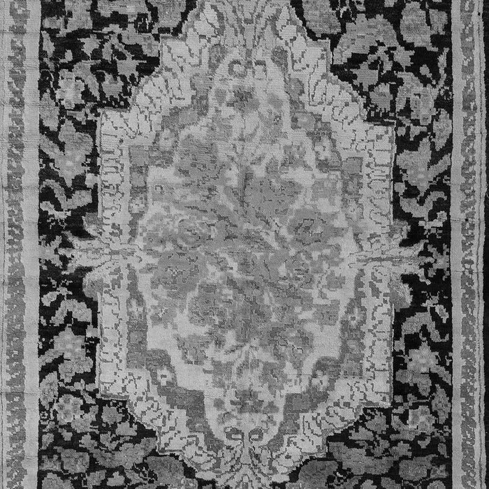 Medallion Gray French Rug, abs5421gry