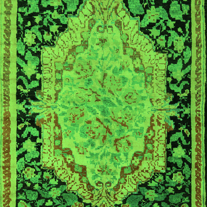 Medallion Green French Rug, abs5421grn