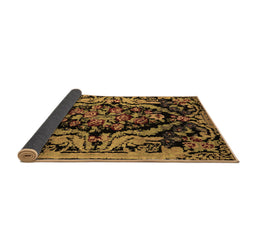 Sideview of Medallion Brown French Rug, abs5422brn