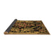 Sideview of Medallion Brown French Rug, abs5422brn