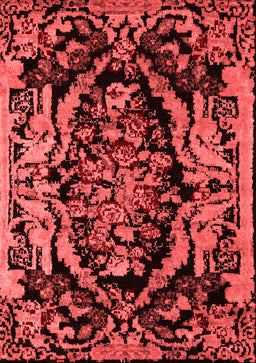 Medallion Red French Area Rugs