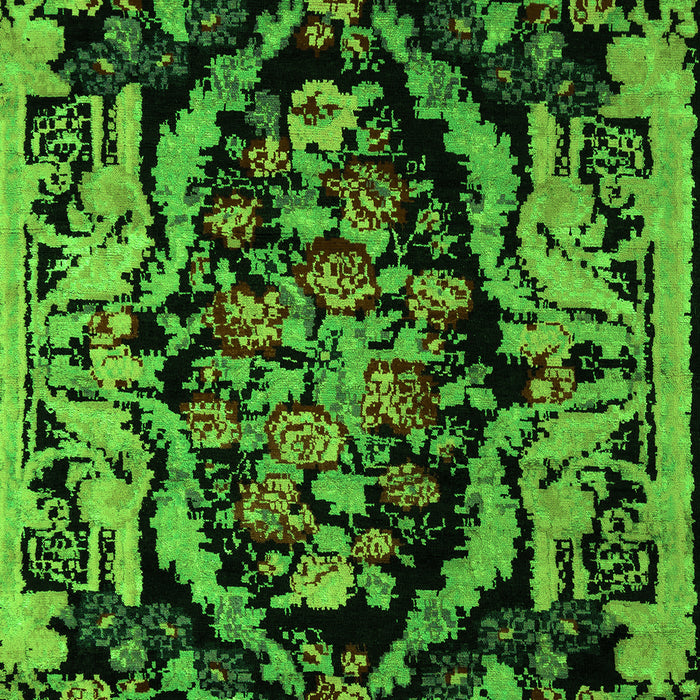 Medallion Green French Rug, abs5422grn