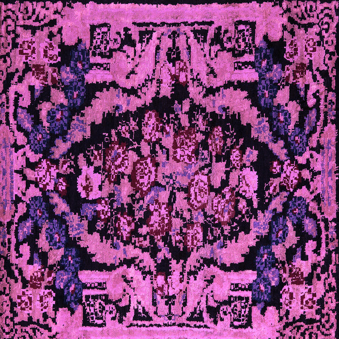 Square Medallion Purple French Rug, abs5422pur