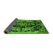 Sideview of Medallion Green French Rug, abs5422grn