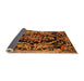 Sideview of Medallion Orange French Rug, abs5422org