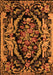 Medallion Orange French Rug, abs5422org