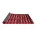 Sideview of Abstract Red Modern Rug, abs5423