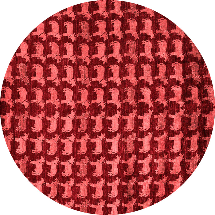 Abstract Red Modern Rug, abs5423red