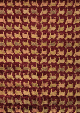 Abstract Brown Modern Rug, abs5423brn