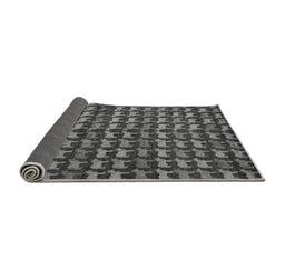 Sideview of Abstract Gray Modern Rug, abs5423gry