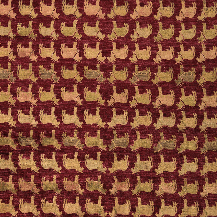 Machine Washable Abstract Brown Modern Rug, wshabs5423brn