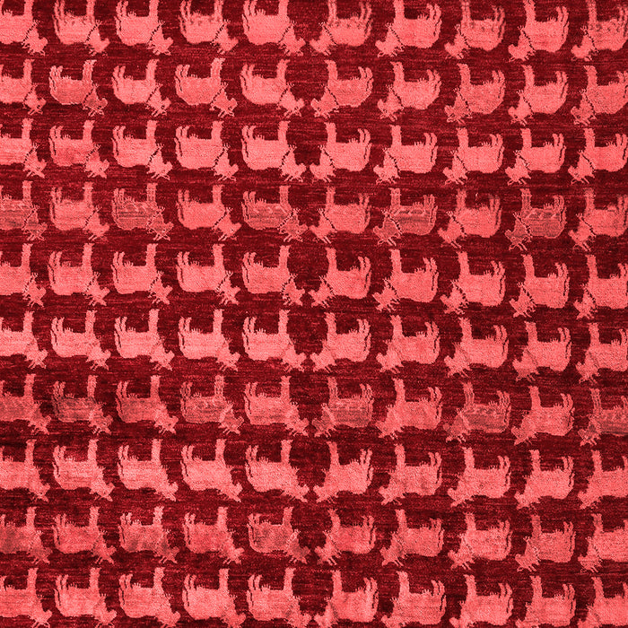 Machine Washable Abstract Red Modern Rug, wshabs5423red