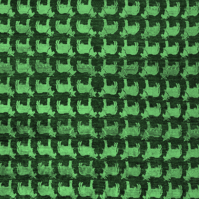 Abstract Emerald Green Modern Rug, abs5423emgrn