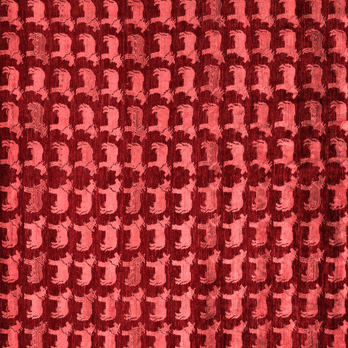 Machine Washable Abstract Red Modern Rug, wshabs5423red