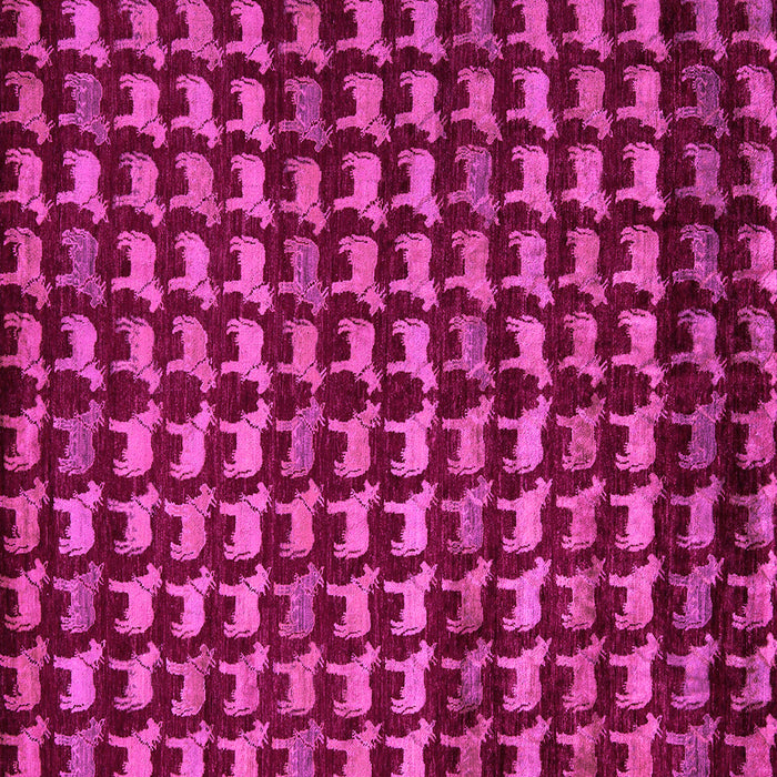 Square Abstract Pink Modern Rug, abs5423pnk