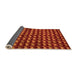 Sideview of Abstract Orange Modern Rug, abs5423org