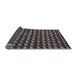 Sideview of Abstract Light Blue Modern Rug, abs5423lblu