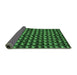 Sideview of Abstract Emerald Green Modern Rug, abs5423emgrn