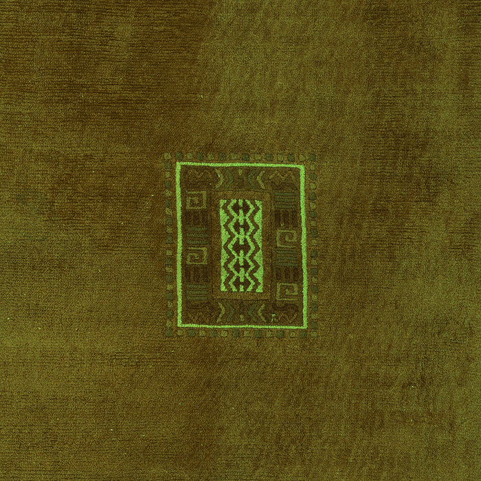 Abstract Green Modern Rug, abs5424grn