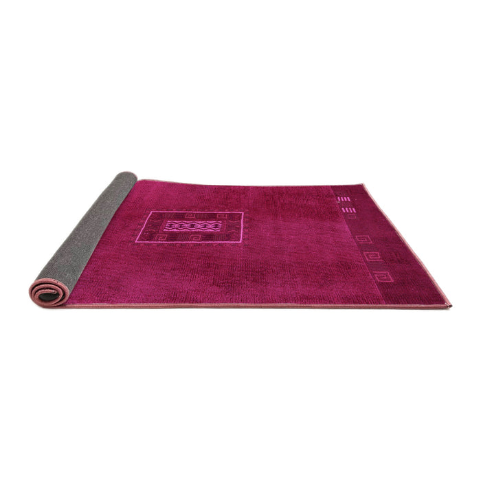 Sideview of Abstract Pink Modern Rug, abs5424pnk