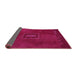 Sideview of Abstract Pink Modern Rug, abs5424pnk