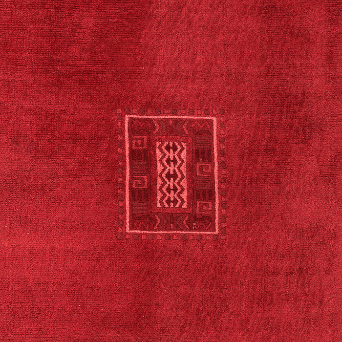 Machine Washable Abstract Red Modern Rug, wshabs5424red