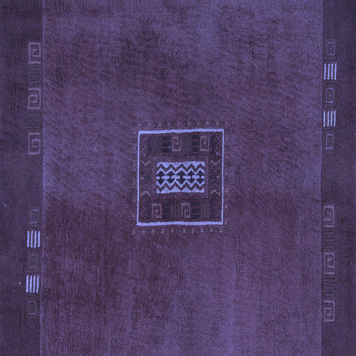 Square Abstract Blue Modern Rug, abs5424blu