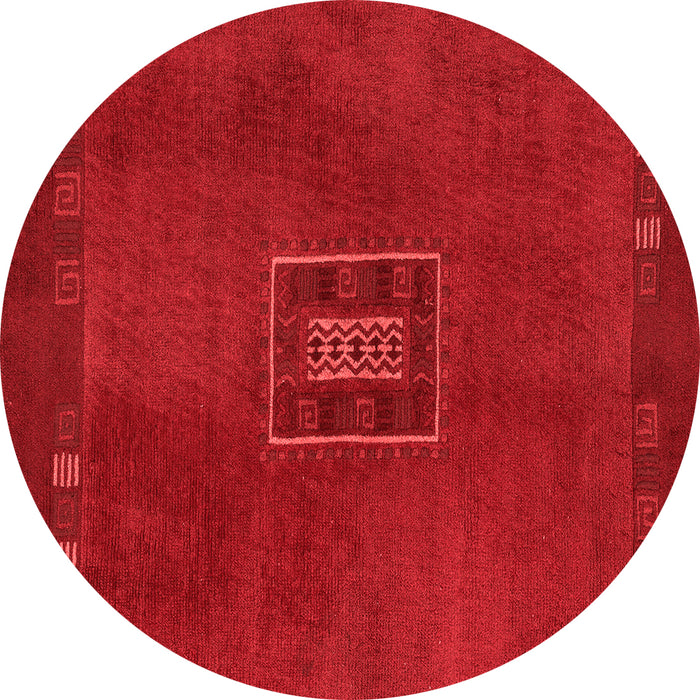 Machine Washable Abstract Red Modern Rug, wshabs5424red