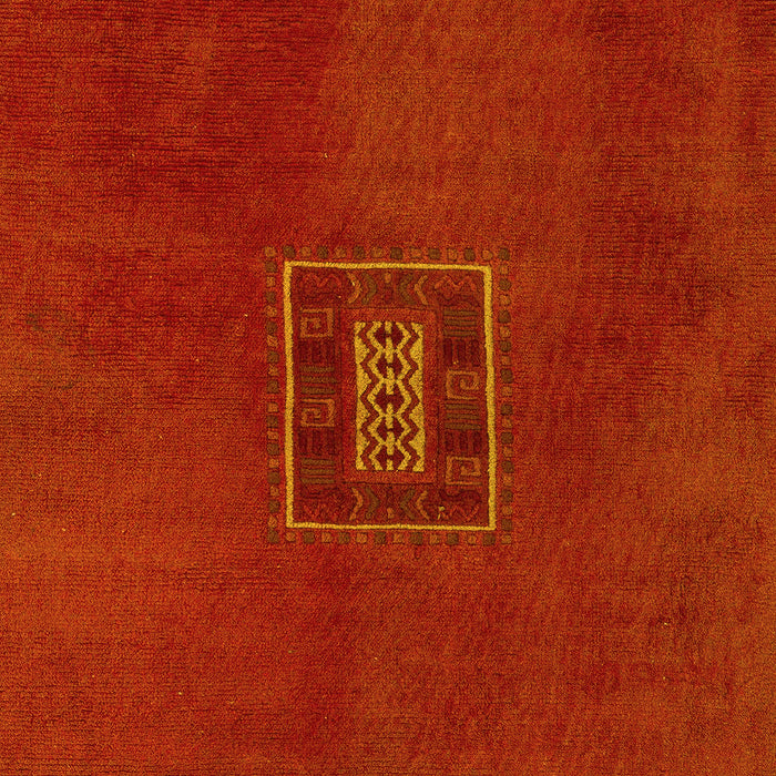 Machine Washable Abstract Yellow Modern Rug, wshabs5424yw