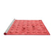 Modern Red Washable Rugs