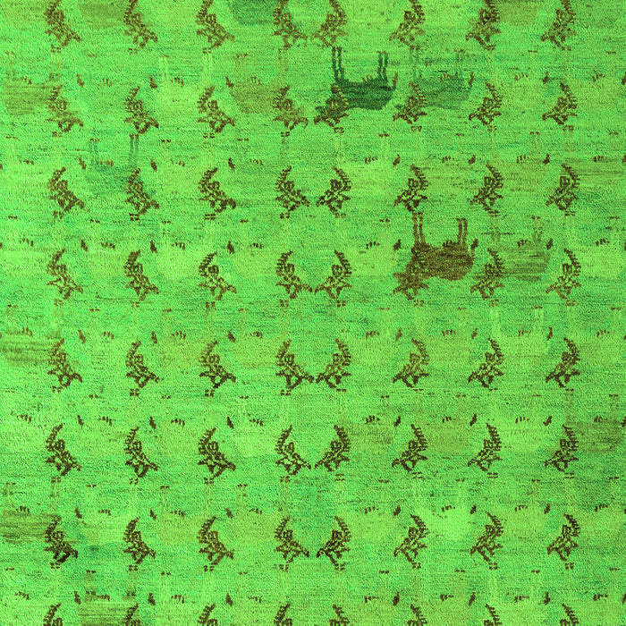 Abstract Green Modern Rug, abs5425grn