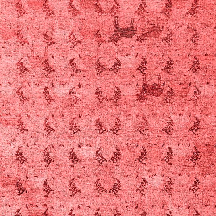 Abstract Red Modern Area Rugs