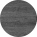 Round Abstract Gray Modern Rug, abs5426gry