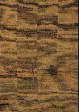 Abstract Brown Modern Rug, abs5426brn