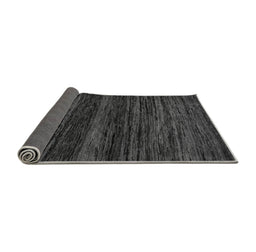Sideview of Abstract Gray Modern Rug, abs5427gry