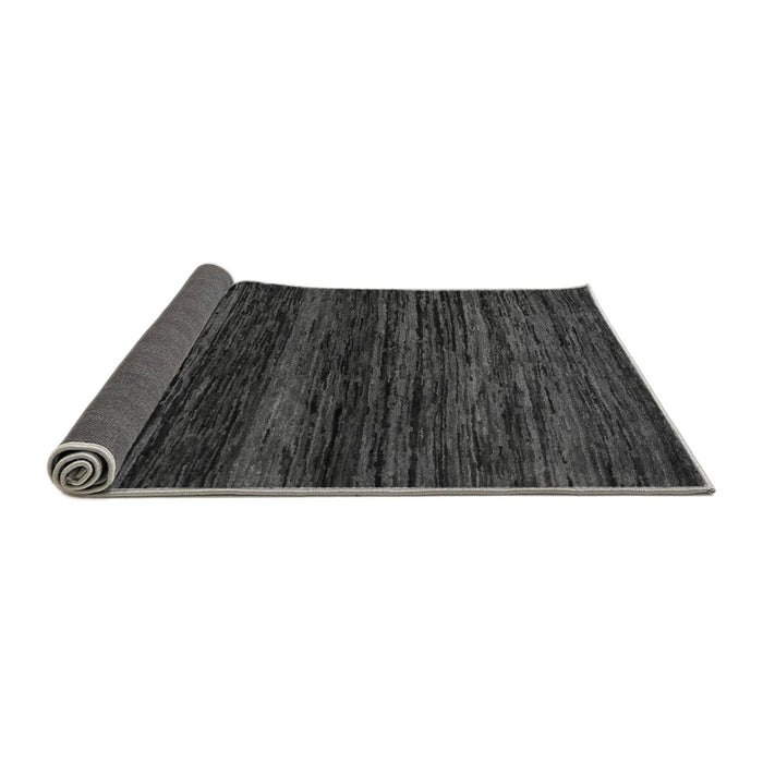 Sideview of Abstract Gray Modern Rug, abs5427gry