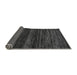 Sideview of Abstract Gray Modern Rug, abs5427gry