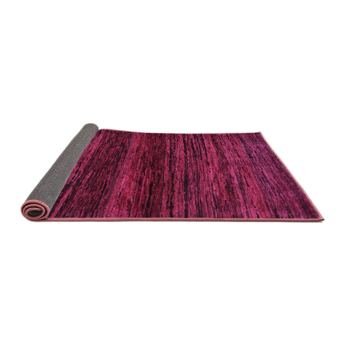 Sideview of Abstract Purple Modern Rug, abs5427pur